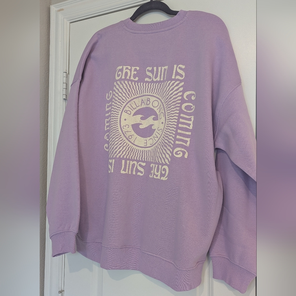 Billabong Lavender Graphic Sweatshirt